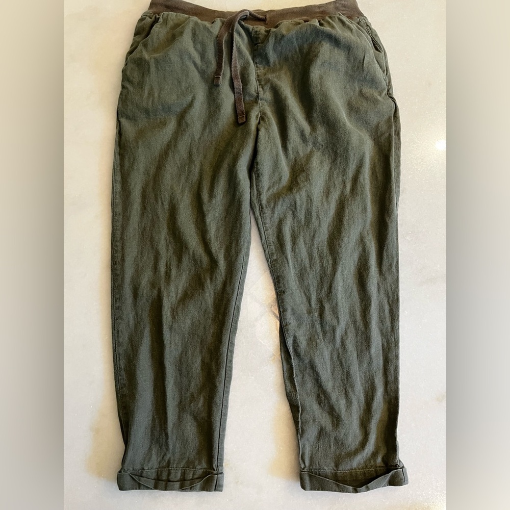 Lucky Brand Women’s Medium Jogger Pants – Olive Green – Casual Comfort